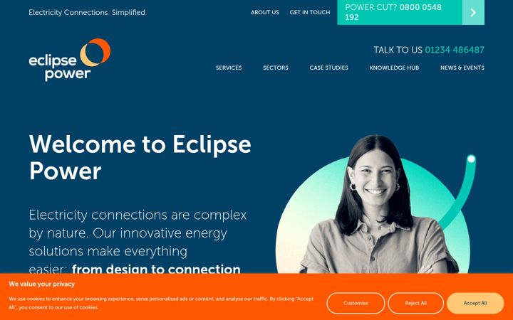 Screenshot of eclipsepower.co.uk