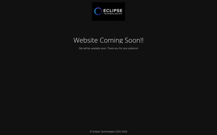 Capture d'écran de eclipsetechnologies.co.uk