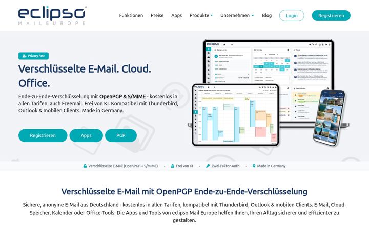 Screenshot of eclipso.de