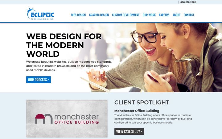 Screenshot of ecliptictech.com