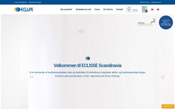 Skjámynd af eclisse.dk