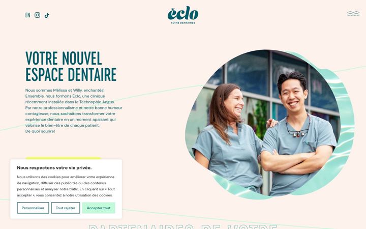 Zrzut ekranu eclodentaire.ca