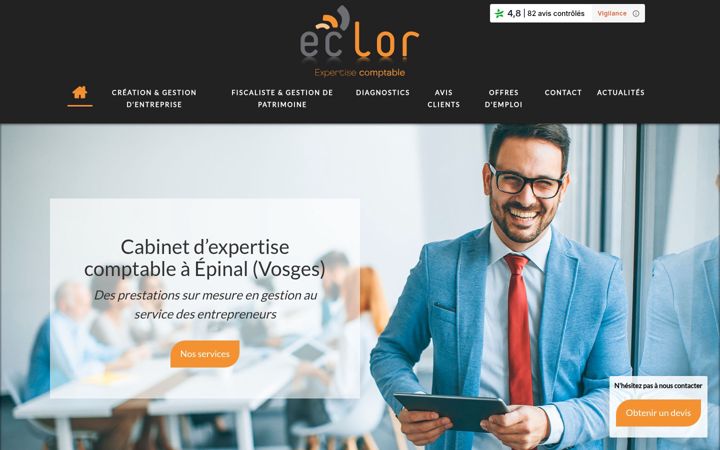 Screenshot of eclor-avis.fr