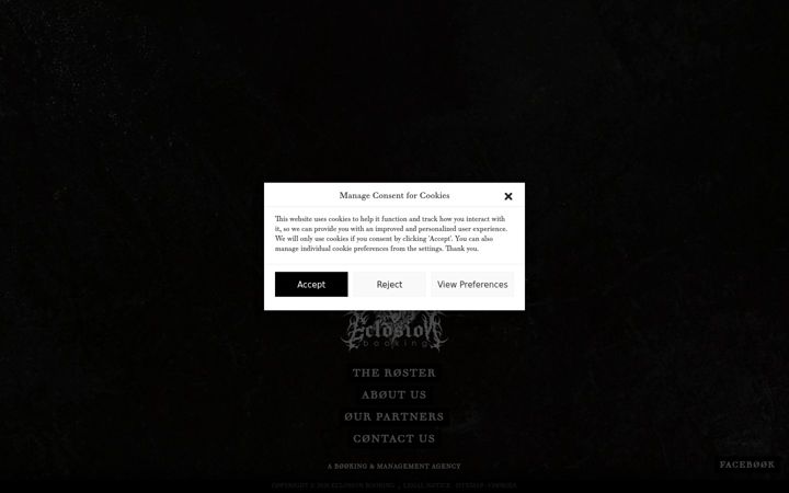 Screenshot of eclosionbooking.com