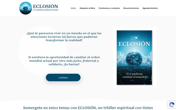 Screenshot of eclosionlibro.com