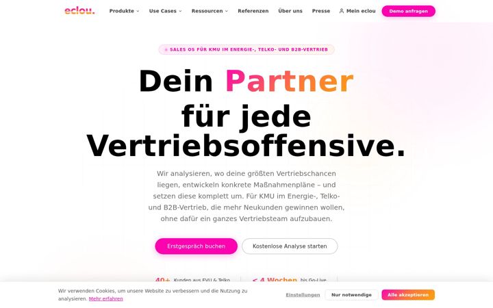 Screenshot of eclou.net