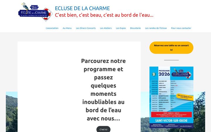 Screenshot of ecluse-de-la-charme.fr