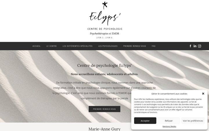 Screenshot of eclyps.fr