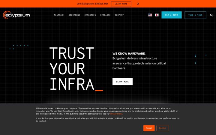 Screenshot of eclypsium.com