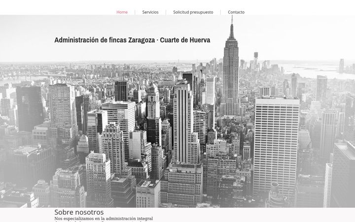 Screenshot of ecm-administraciondefincas.com