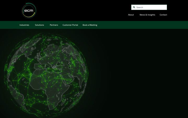 Screenshot of ecm.software