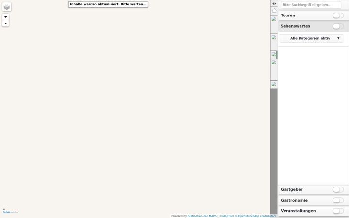 Screenshot of ecmaps.de