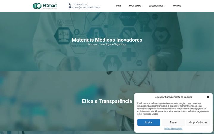 Screenshot of ecmartbrasil.com.br