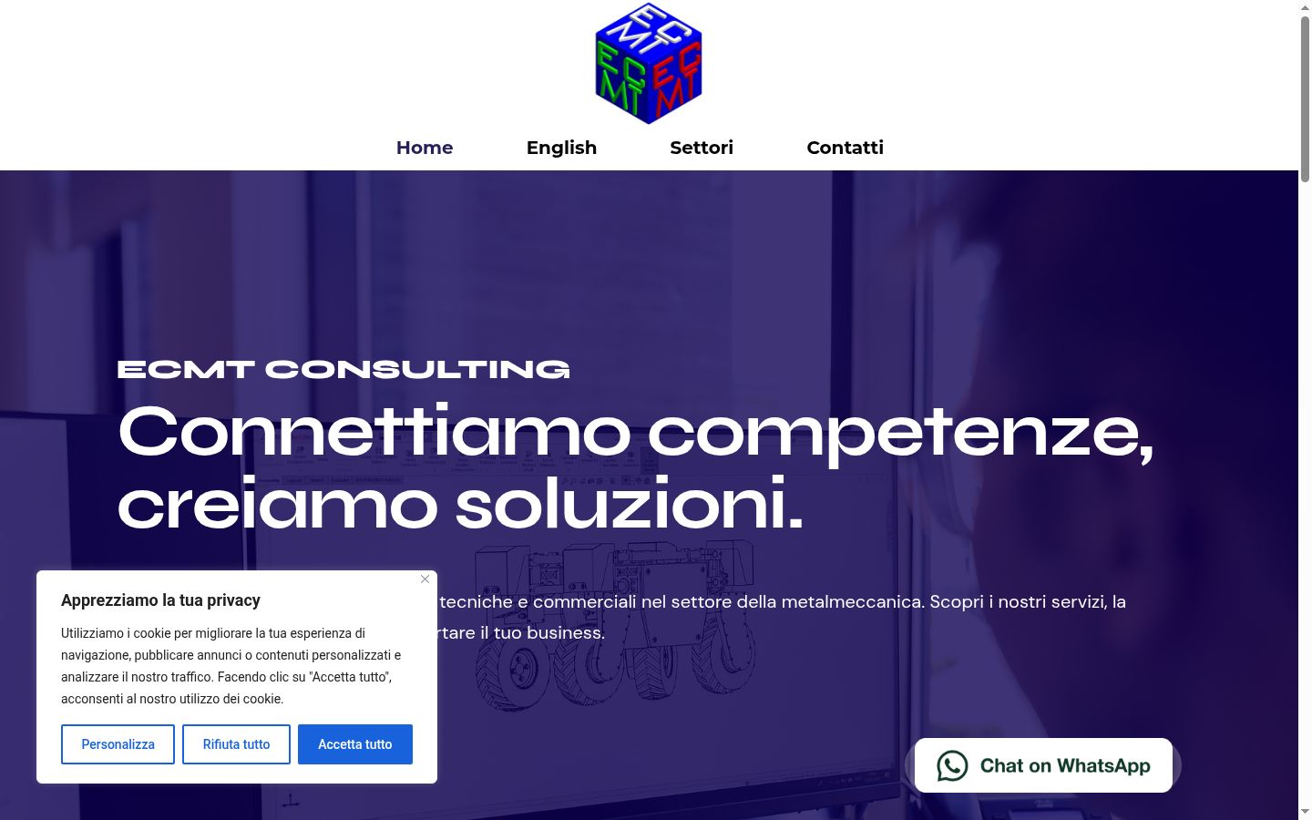 Captura de ecrã do banner de consentimento apresentado antes de qualquer interação