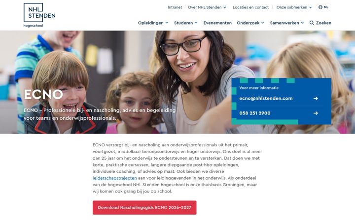 Screenshot of ecno.nl