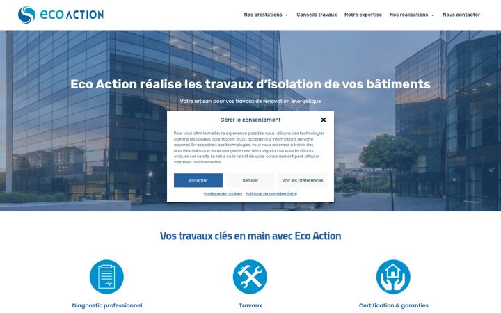 Screenshot of eco-action-energie.fr