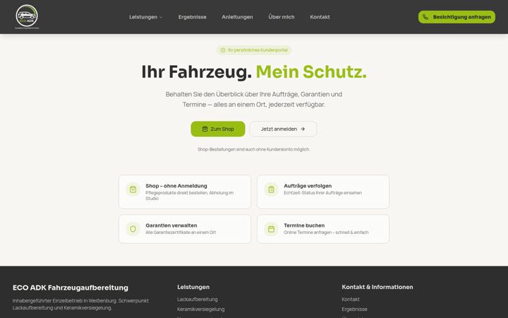 Screenshot of eco-adk-app.de