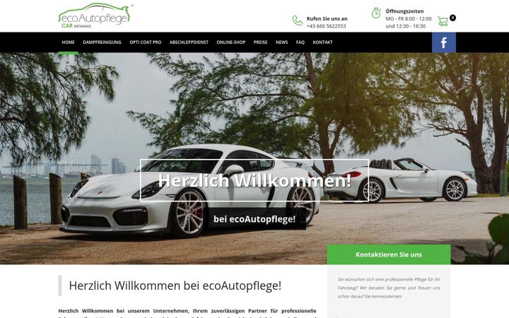 Screenshot of eco-autopflege.at