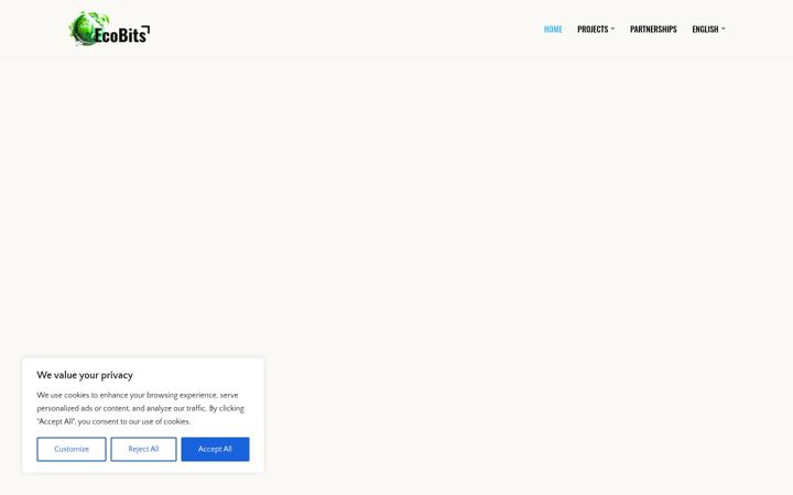 Screenshot ta' eco-bits.eu