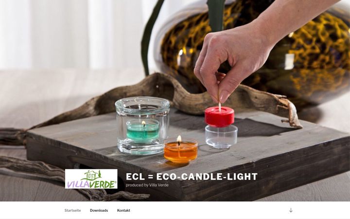 Screenshot of eco-candle-light.eu
