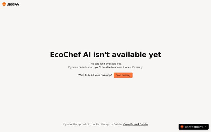 Screenshot of eco-chef-ai-3f98f747.base44.app
