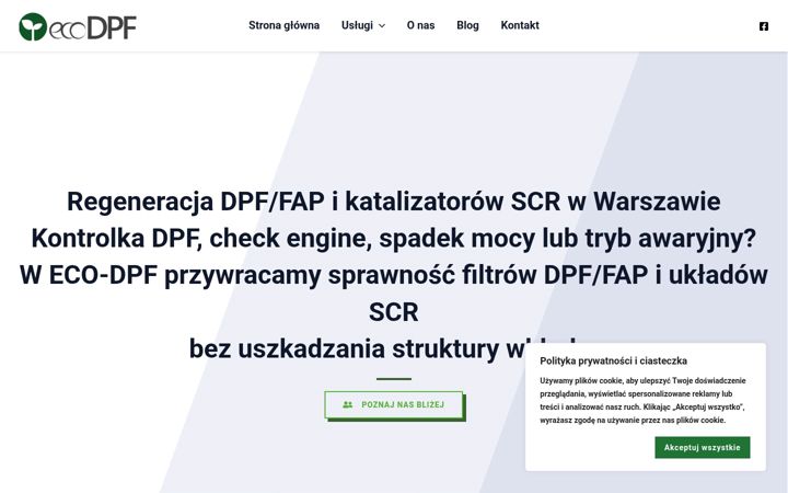 Screenshot ta' eco-dpf.eu