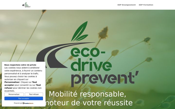 Screenshot of eco-drive-prevent.fr