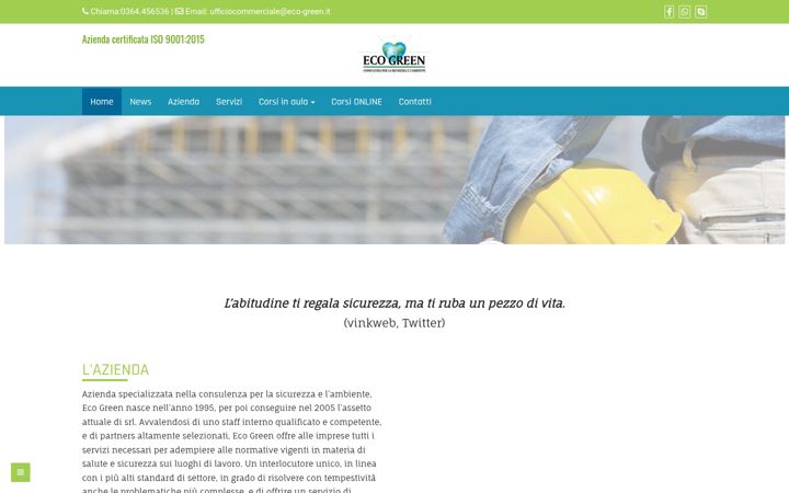 Екранна снимка на eco-green.it