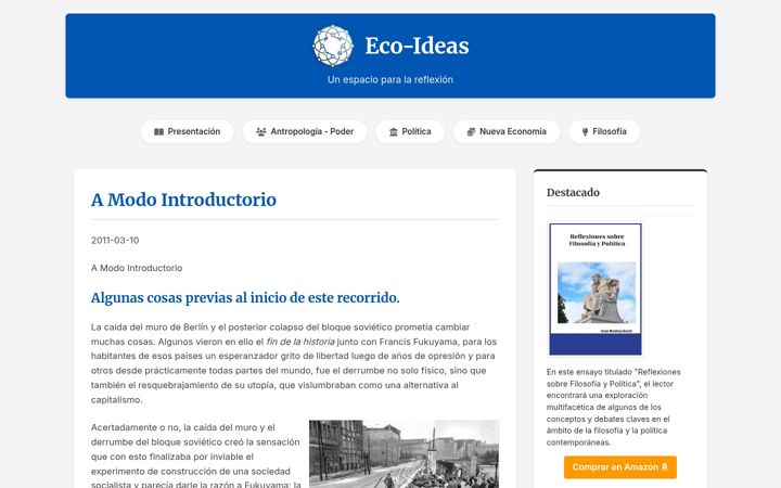 Snímek obrazovky eco-ideas.org