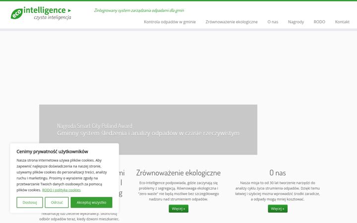 Screenshot of eco-intelligence.pl