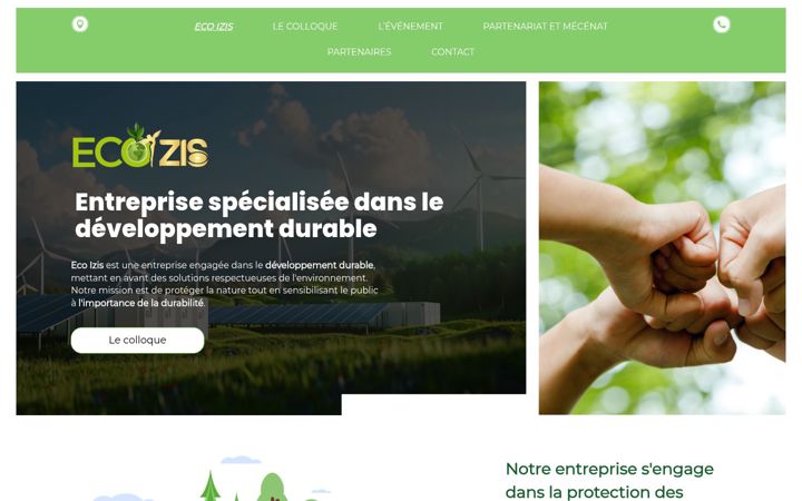 Screenshot of eco-izis.fr