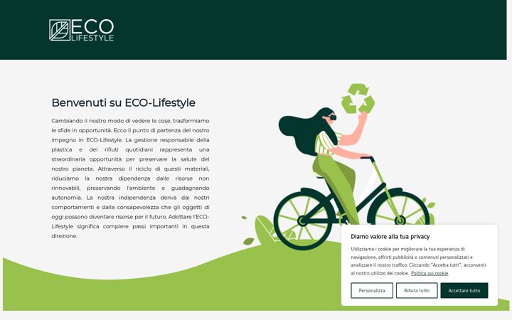 Screenshot of eco-lifestylebrand.it
