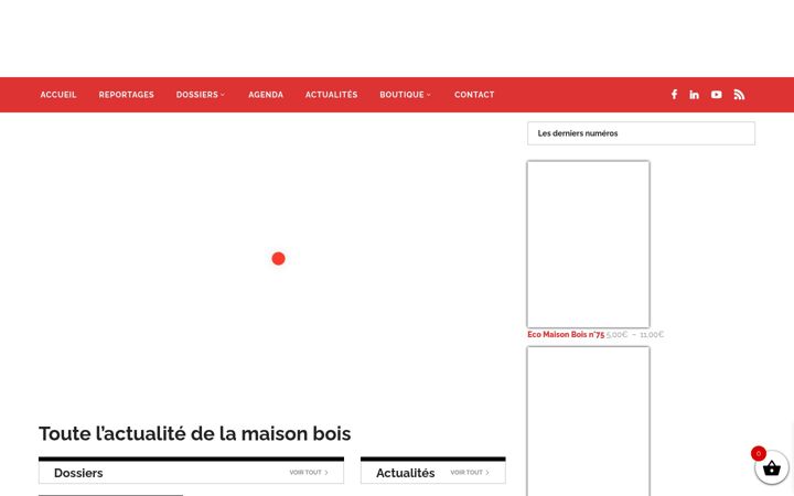 Screenshot of eco-maison-bois.fr