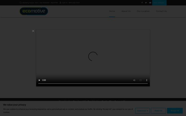 Screenshot of eco-motive.in