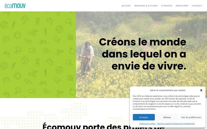 Ekrano kopija eco-mouv.org