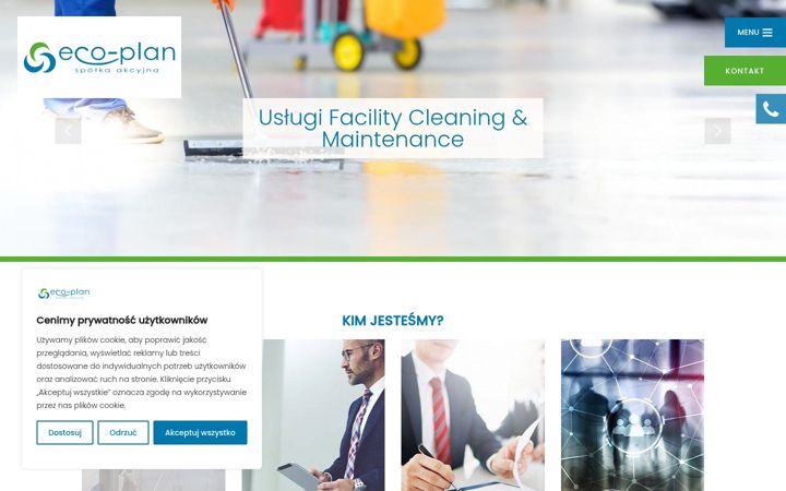 Kuvakaappaus sivustosta eco-plan.com.pl