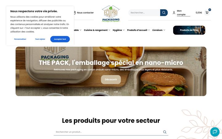 Képernyőkép: eco-pro-packaging.fr