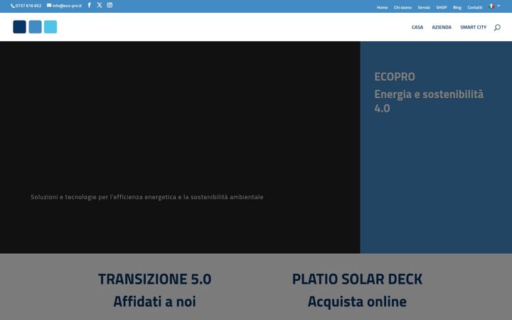 Screenshot of eco-pro.it