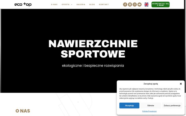 Kuvakaappaus sivustosta eco-top.pl