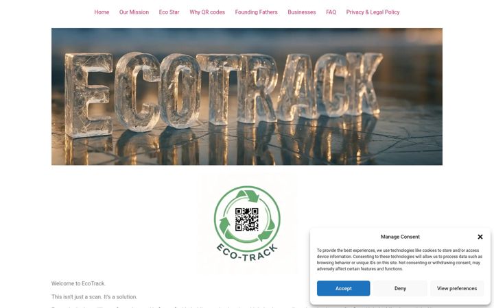 Screenshot of eco-track.co.uk