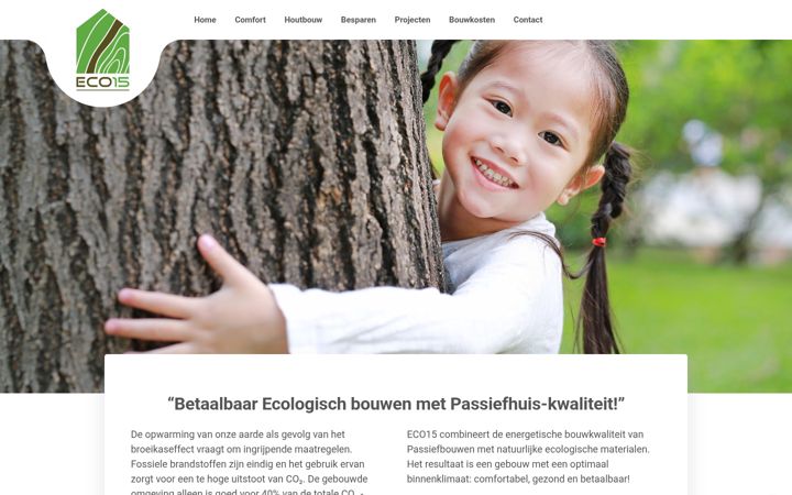 Screenshot of eco15.nl