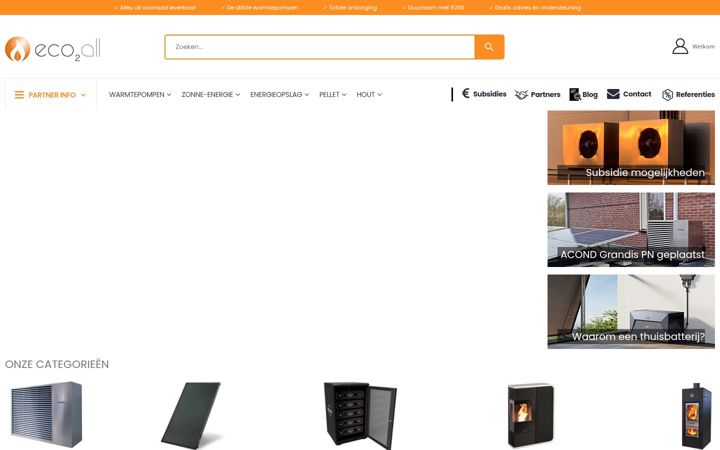 Screenshot of eco2all.nl