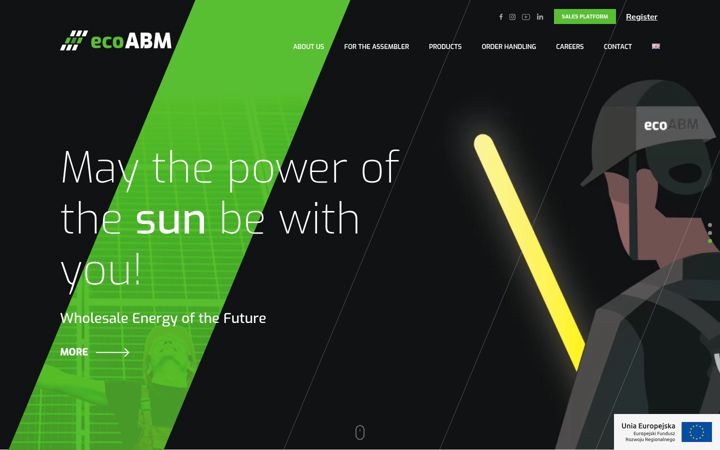 Screenshot of ecoabm.com