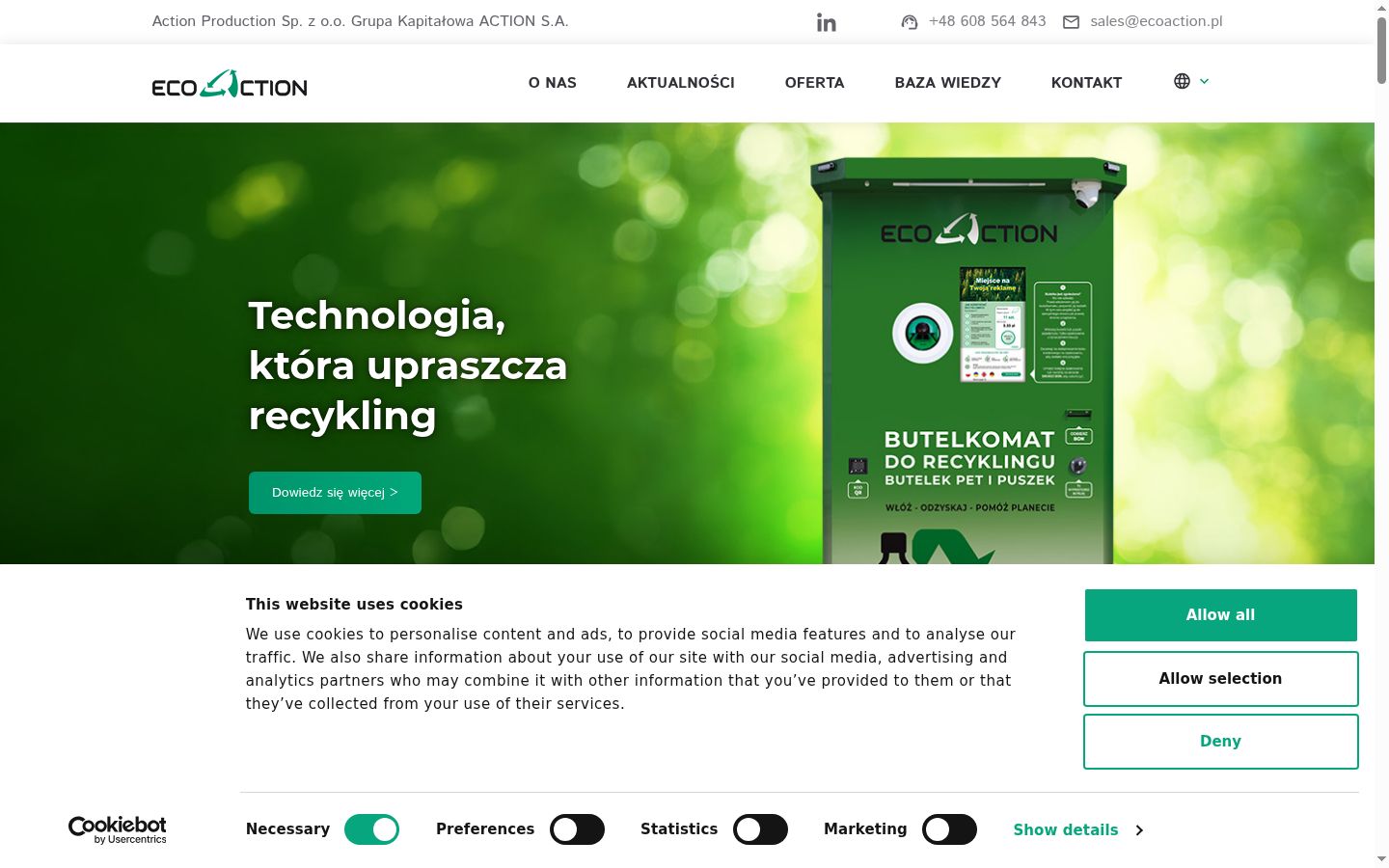 Screenshot tal-banner tal-kunsens muri qabel kwalunkwe interazzjoni