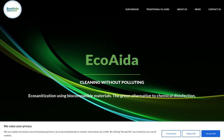 Screenshot of ecoaida.com