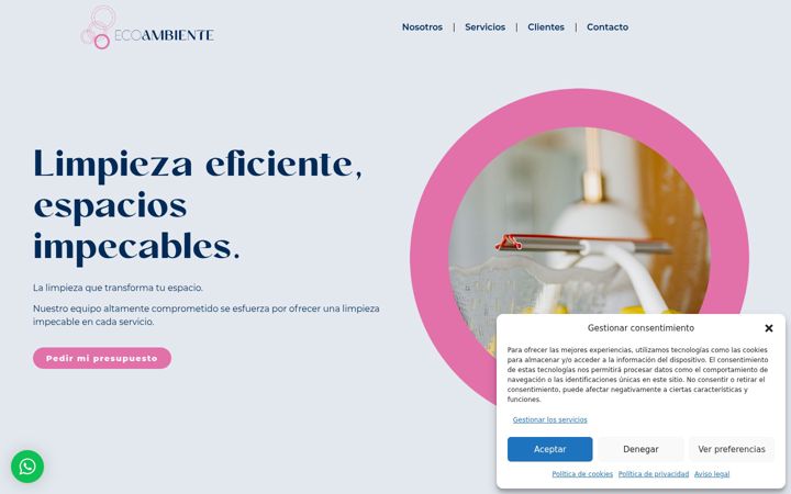 Screenshot of ecoambiente.es