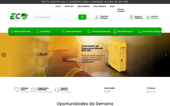 Screenshot of ecoautomacao.com.br