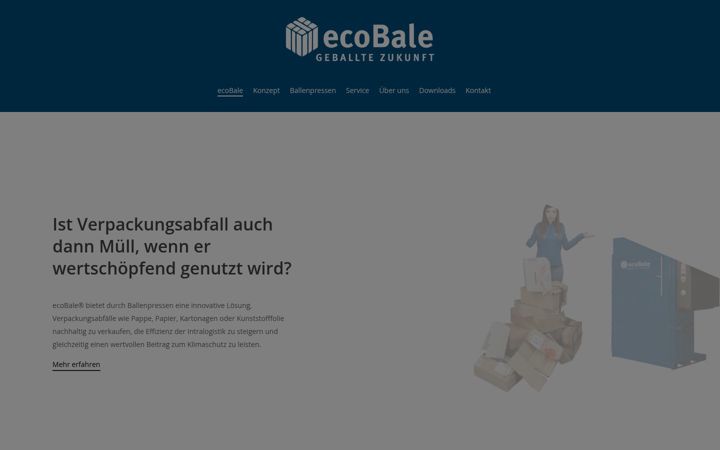 Snimka zaslona za ecobale.de