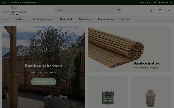 Screenshot of ecobamboo.nl