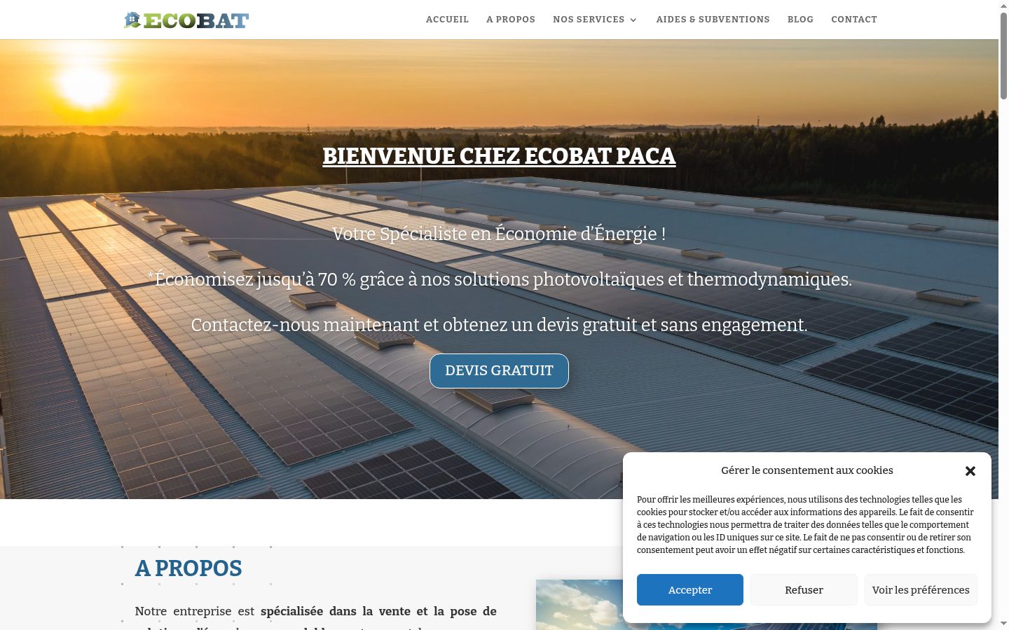 Snímek obrazovky baneru souhlasu zobrazeného před jakoukoli interakcí